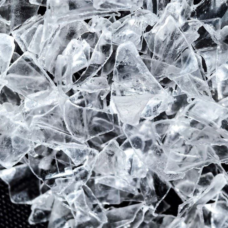 साफ़ पारदर्शी आरपीईटी फ्लेक